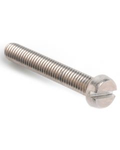 Slotted Cheese Machine Screw, Stainless Steel, M2 x 10 mm
