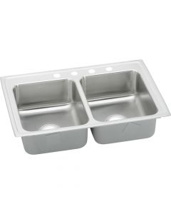 Gourmet, Kitchen Sink, Traditional, Stainless Steel, Lustrous Highlighted Satin