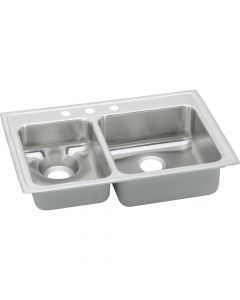 Gourmet, Kitchen Sink, 4 in, Traditional, Stainless Steel, Lustrous Highlighted Satin