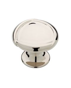 Myrcella,Traditional, Cabinet Knob, Die Cast Zinc, Polished Nickel, 1 Pack