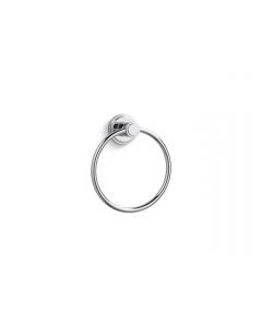 Vir Stil, Towel Ring, Modern, Wall Mount, Brass, Bronze, 6.3750 in