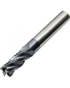 Hanita 3 Flute Tialn Solid Carbide End Mill 1/4 " X 2-1/2 " Oal